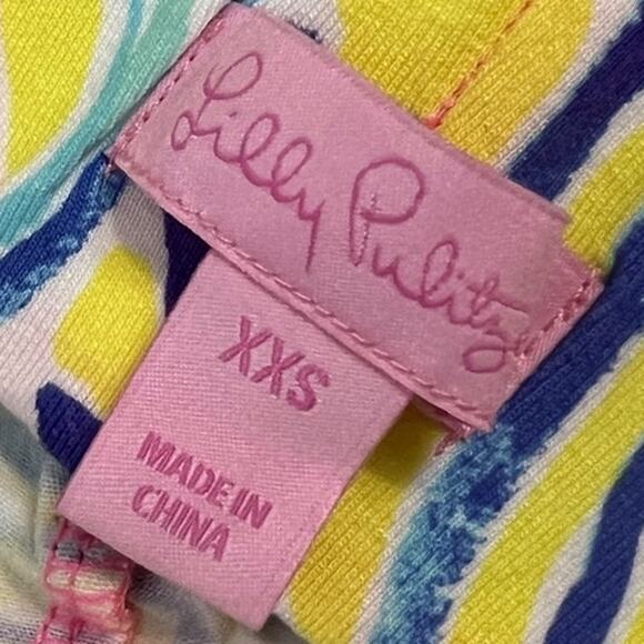 LILLY PULITZER Georgia May Palazzo Swept By The Tides Kir Royal Pink Pants XXS - Picture 6 of 12